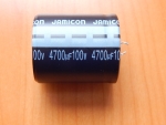 4700mkF 100v  85C Jamicon LS  (35x40)