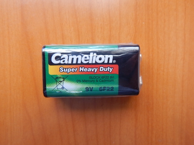 Батарейка Camelion 6F22 (крона) Super Heavy Duty 9v