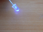Светодиод  5mm синий мигающий 3-3.2V 60*  5B4SCICA