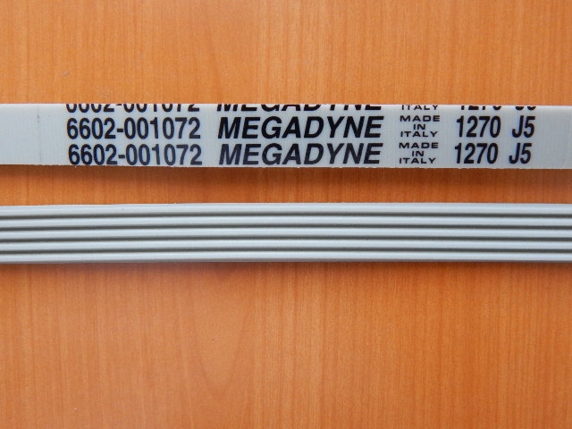 Ремень 1270 J5 белый <1267mm> (WN554)