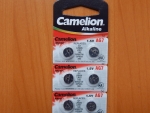 Батарейка Camelion AG7 (395, LR926, LR927, SR927) Alkaline 1.5v