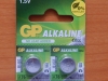 Батарейка GP A76 (G13, 357, LR1154, LR44) Alkaline 1.5v