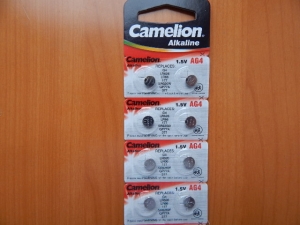 Батарейка Camelion AG4 (177, 376, 377, GP77A, LR626, LR66, SR626W) Alkaline 1.5v