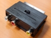 Переходник SCART шт. - 3 x RCA гн. с переключателем, фото 2