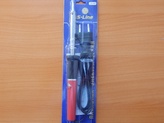 Паяльник 220V/ 60W  S-Line ZD-407