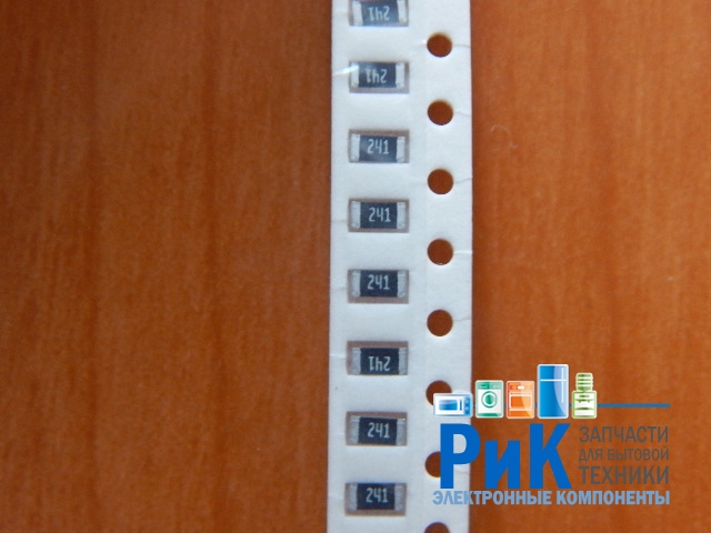 Резистор SMD      240om  0.25w  1206 (240R) 5%  (241)