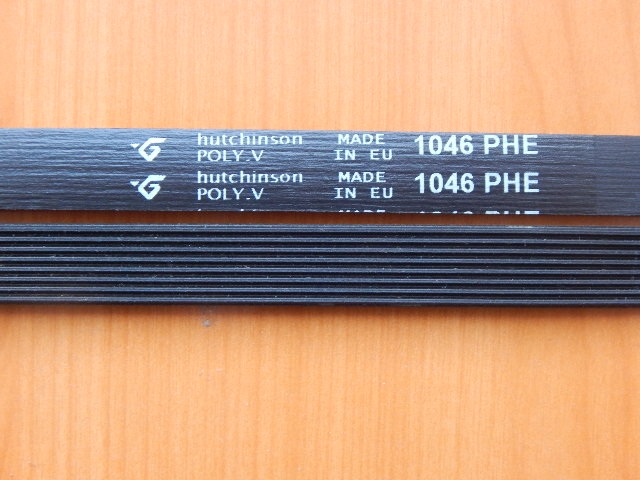 Ремень 1046 H8 (1051 H8, 1061 H8) черный <1003mm>  (BLH026UN)