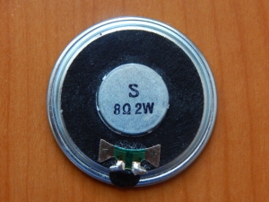 Динамик d=40mm, h=5mm, 8 Ohm, 2W (№130)