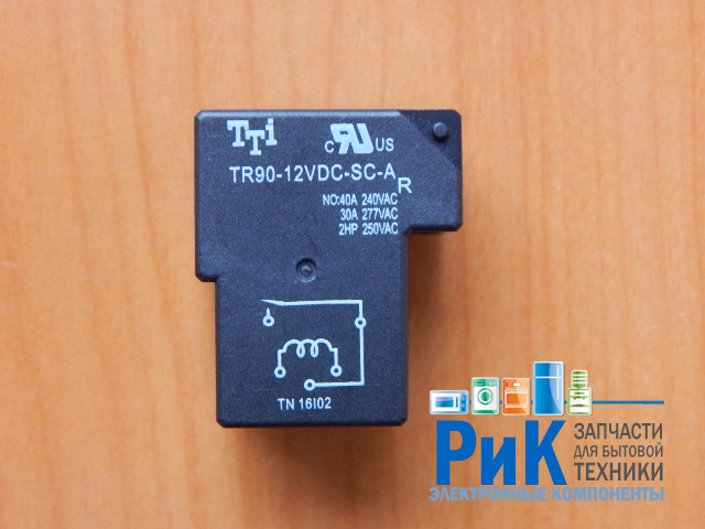 Реле  12V 40A 1C  (TR90-12VDC-SC-A)