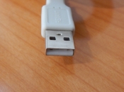 Шнур USB A шт. - USB A гн. 1.8m белый (удлинитель)  18-1114