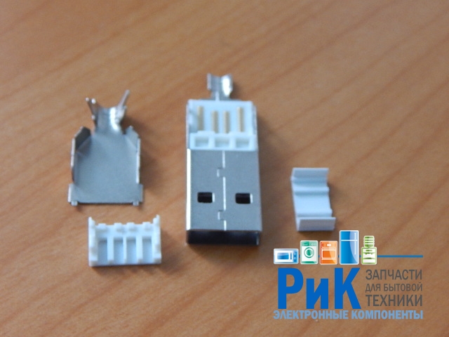 Разъем USB A 2.0 штекер USBA-SP