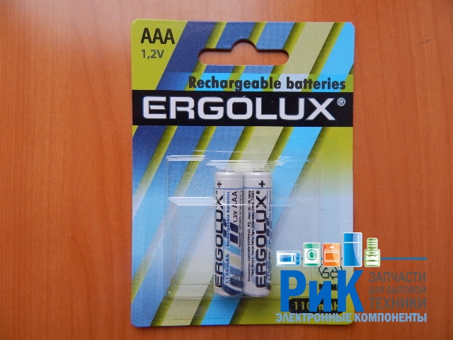 Аккумулятор Ergolux HR03 (AAA) Ni-MH 1.2v 1100mA