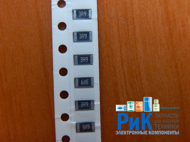 Резистор SMD        3.9om  0.25w  1206 (3R9) 5%