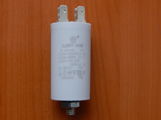 CBB60M 6.0mkF 450v (клеммы + болт)
