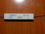 Резистор 10w         6.8om (6R8) 5%