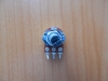 Резистор переменный 3-pin  B50K d=16mm L=20mm моно с рифлением  (№1)