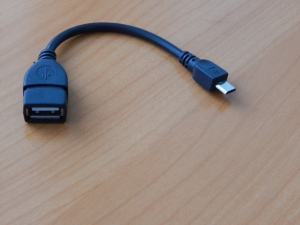 Шнур USB 2.0 USB A гн. - MicroUSB шт. 0.15m черный 18-1182