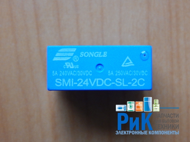 Реле  24V  5A 2C  (SMI-24VDC-SL-2C)