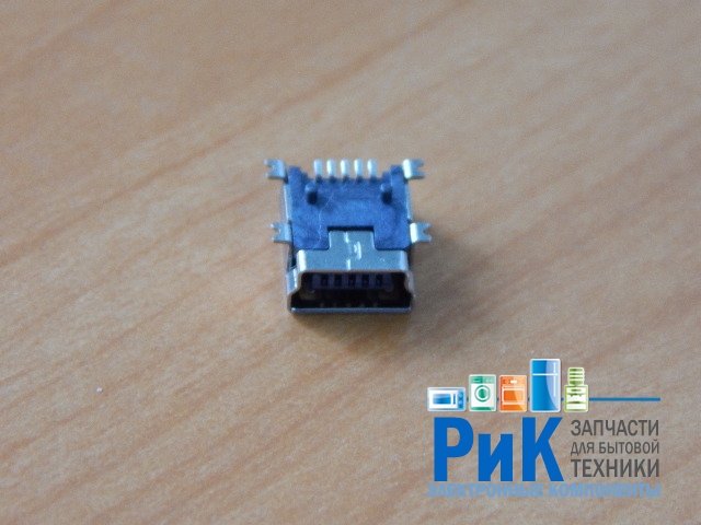 Разъем MiniUSB 5-pin гнездо USB/M-1J