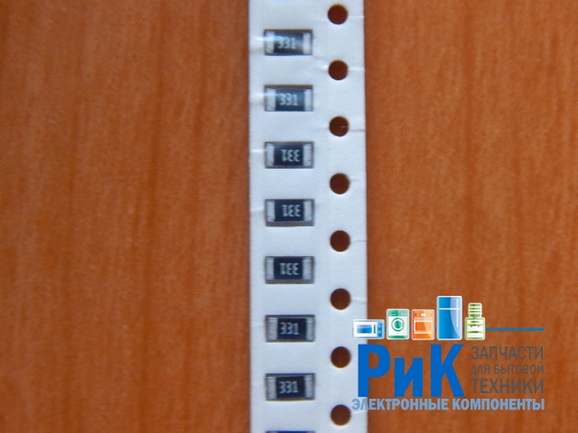 Резистор SMD      330om  0.25w  1206 (330R) 5%  (331)