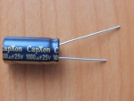 1000mkF  25v 105C CapXon LZ (компьютерный)