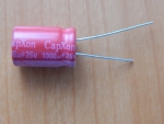 1000mkF  25v 105C CapXon KF