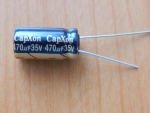 470mkF  35v 105C CapXon LZ (компьютерный)