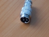Разъем MIC 4P шт. металл на кабель  1-563-4