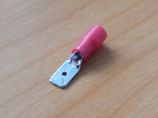 Клемма плоская шт. 4.8mm красная РПи-п 1.5-(4.8)/РПИп 1,25-5  08-0312