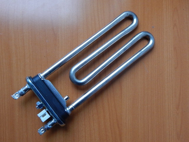 Тэн 1600W прямой с датчиком 48kOm L=175mm, R=9mm (AEG33121513, 3406050)