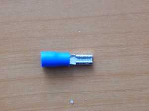 Клемма плоская гн. 3.8mm синяя РПи-м 2.5-(2.8)/РпИм 2-250 08-0431