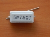 Резистор  5w         7.5om (7R5) 5%