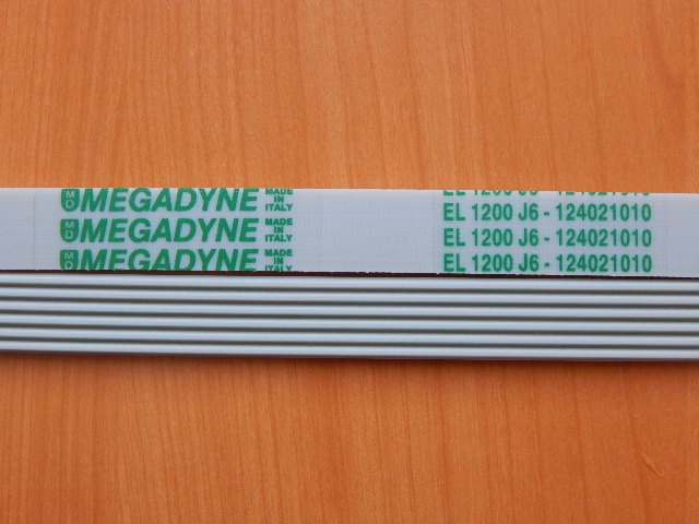 Ремень 1200 J6 <1145mm> белый  (WN278)