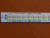 Подсветка LED TV LG, Philips 2 планки по 548mm 64LED (6V)  42" V6 Edge FHD-1 Rev1.0 42"