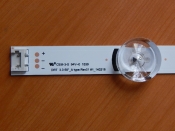 Подсветка LED TV LG  455mm 4линзы (6V)  DRT3.0 50" планка A