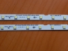 Подсветка LED TV Samsung  2 планки по 597mm 40LED (6V)  AOT-55-NU7100-2X40-3030C 55", фото 2