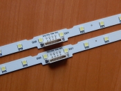 Подсветка LED TV Samsung 2 планки по 597mm 40LED (6V)  AOT-55-NU7100-2X40-3030C 55"