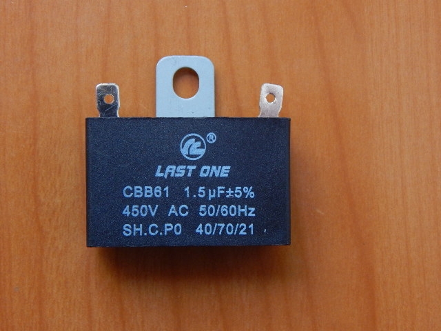 CBB61  1.5mkF 450v (клеммы)