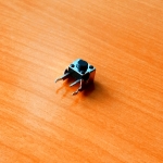 Кнопка 2-pin  6x6x5mm L=1.5mm угловая  (№8)
