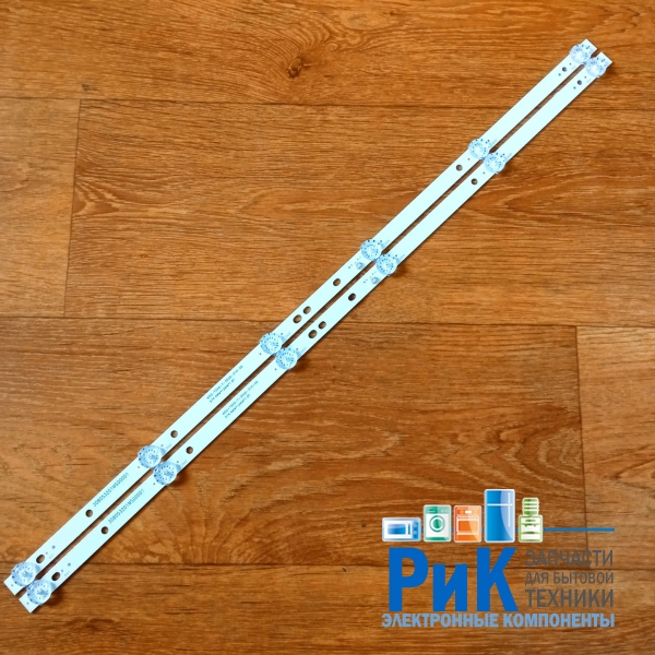 Подсветка LED TV BBK, Dexp, AMCV 2 планки по 575mm 6линз (6V)  MSG-T320-3030-31A-06 32"
