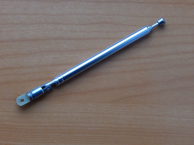 Антенна телескопическая  85x265mm 5 колен (№18)