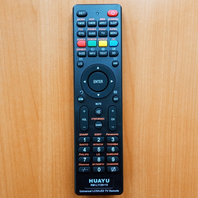 Пульт универсальный для LCD, LED TV RM-L1130+15