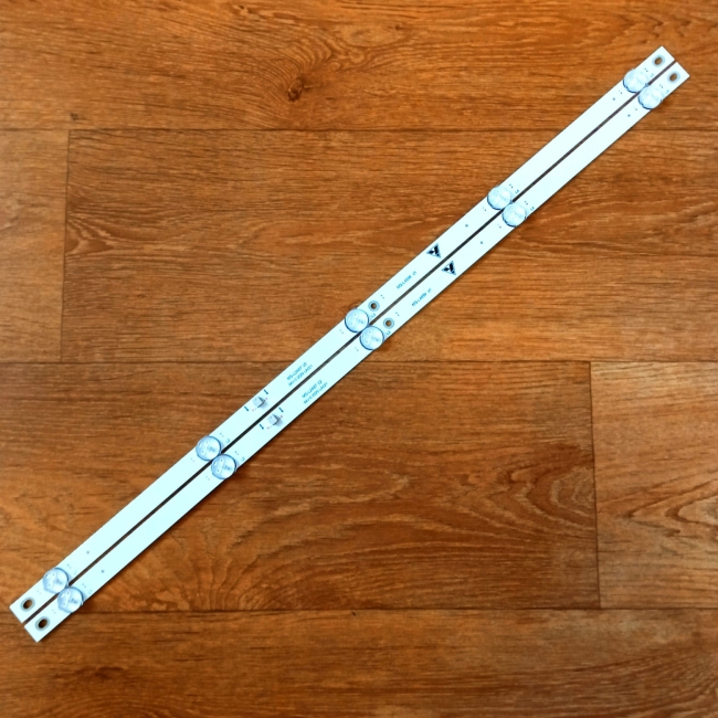 Подсветка LED TV Dexp, Doffler 2 планки по 596mm 5линз (3V)  MS-L4899 V1 32"