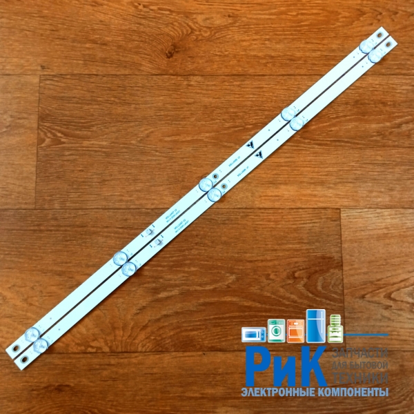 Подсветка LED TV Dexp, Doffler 2 планки по 596mm 5линз (3V)  MS-L4899 V1 32"