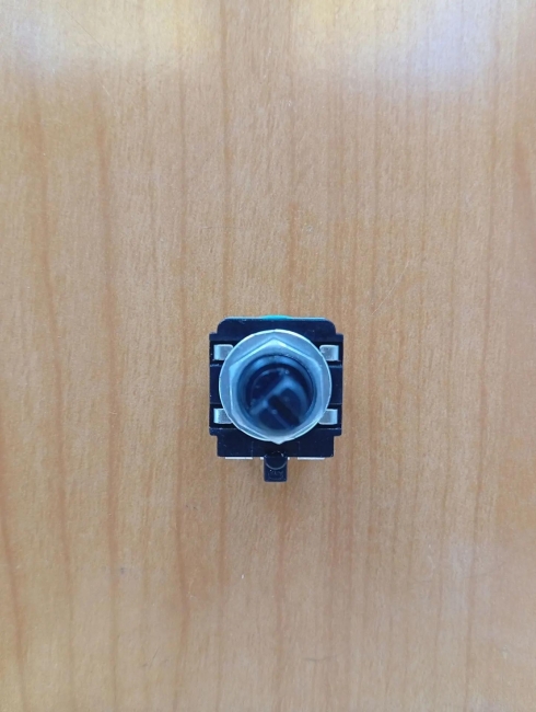 Энкодер 16 х 17mm, ручка мет. под спил D=6mm L=15mm (дискр.=24) с кнопкой  R9d.