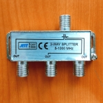 Разветвитель (splitter) на 3TV 5-1000MHz 05-6022